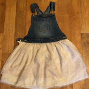 EUC Jordache tulle and denim jumper